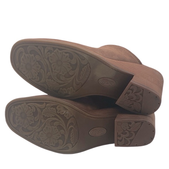 Sofft Brown Suede Mules - Picture 7 of 7